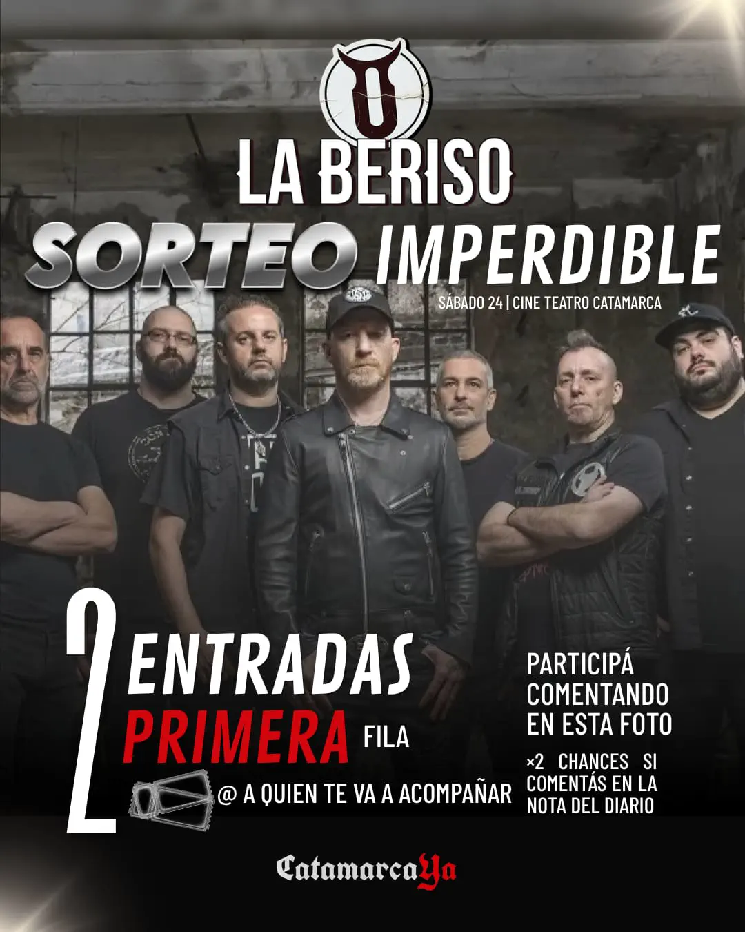 Sorteo de entradas para La Beriso CatamarcaYa