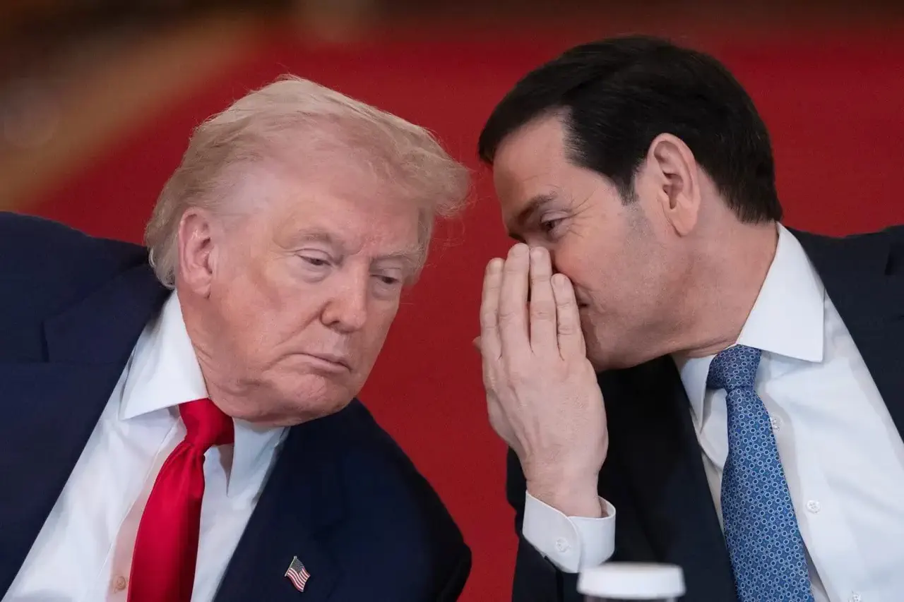 Presidente de Estados Unidos, Donald Trump y su delfín, Marco Rubio. (EFE)