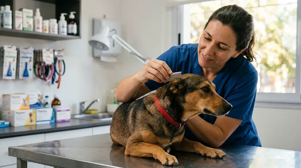 Pulgas y garrapatas en perros y gatos
