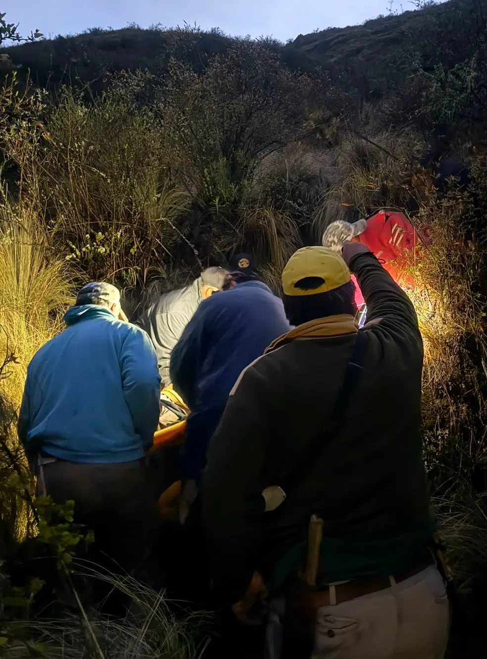 Rescate cerro Pirco Tapado Ambato