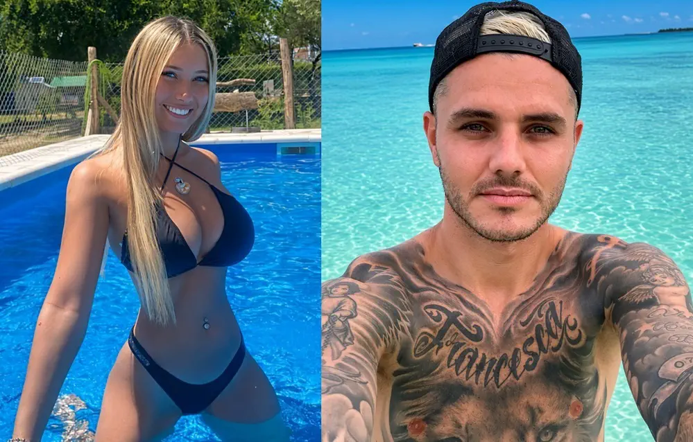Rocío Galera y Mauro Icardi - polémica en redes