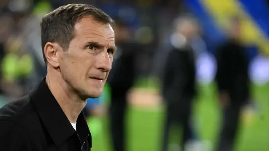 Rodolfo Arrubarrena habló sin pelos en la lengua en la conferencia de prensa posterior a la goleada de Boca sobre Unión. (Fotobaires)