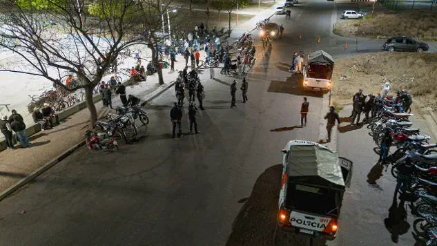 Secuestran 40 motocicletas y un automóvil d