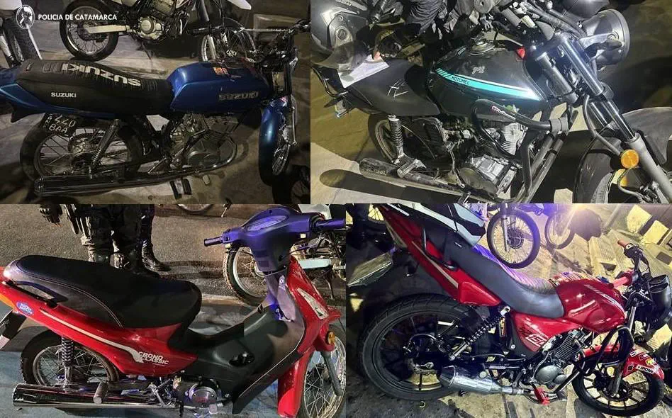 Secuestran 40 motocicletas y un automóvil durante un operativo de prevención y control