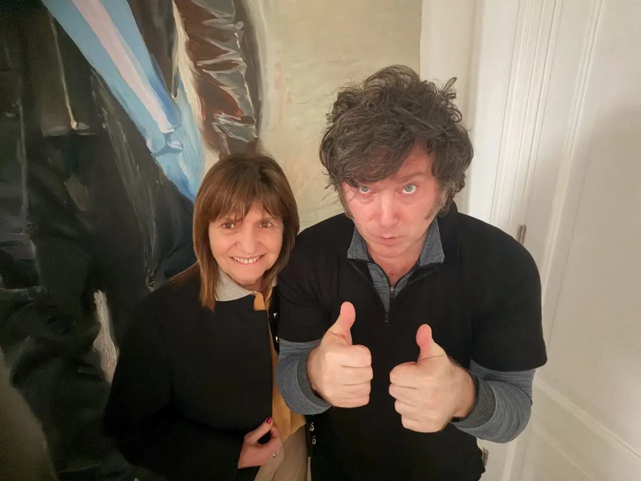 Senadora Patricia Bullrich - Presidente Javier Milei LLA