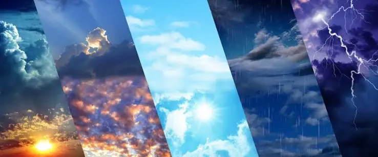 tiempo meteorologico variado
