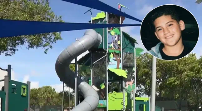 Un adolescente de 13 años murió tras quedar atrapado en el tobogán de un parque público