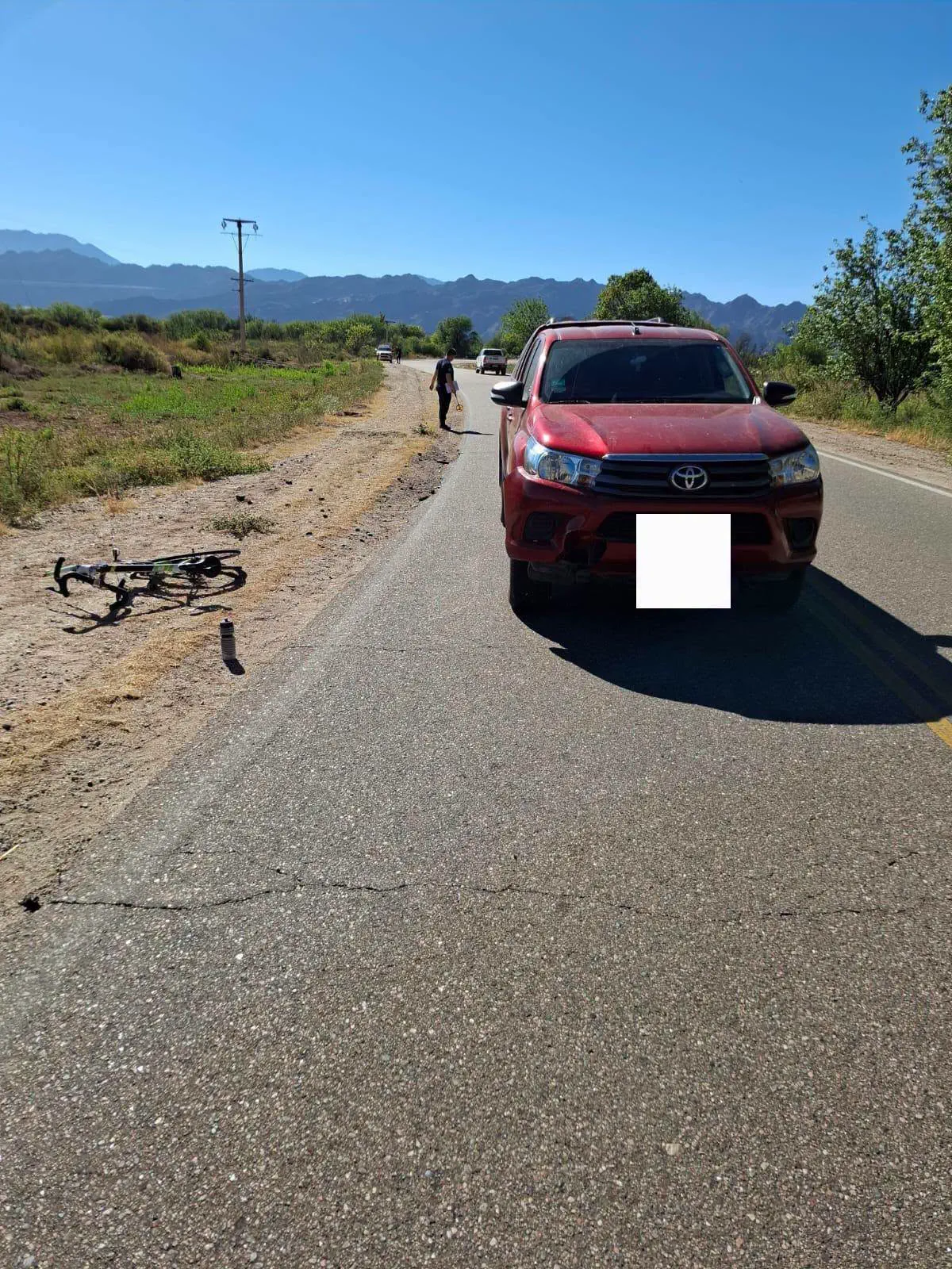 Un ciclista de Tinogasta fue atropellado en la Ruta Nacional 60 y deberá ser derivado a la Capital