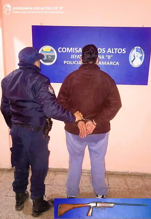 Un hombre amenazó de muerte a su pareja con un rifle
