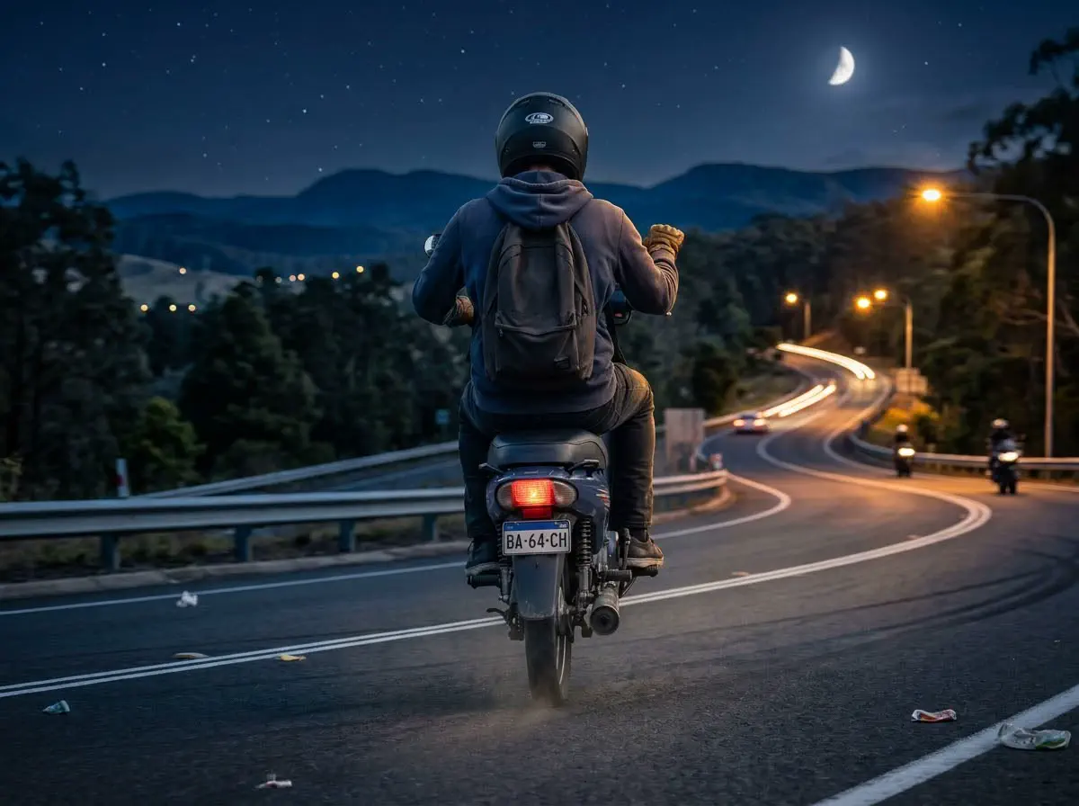 Un policía resultó herido tras ser embestido por motociclistas que hacían "wilis" en plena madrugada - Foto ilustrativa